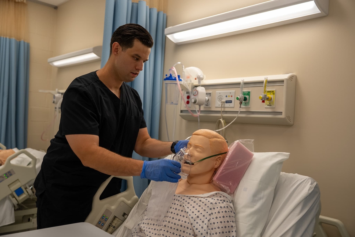 A BSRT student works to practice new concepts.